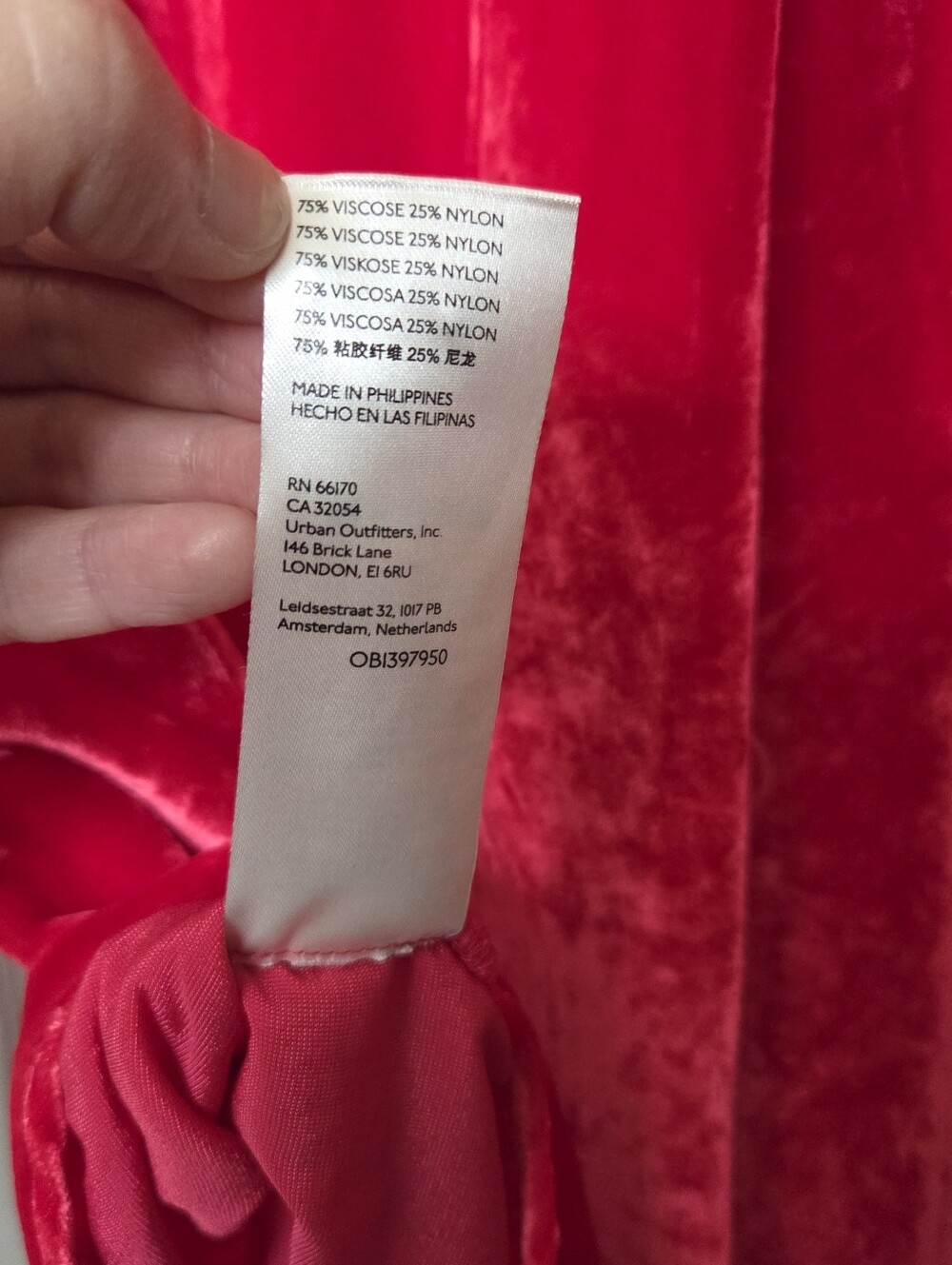 Pilcro Red Velvet Button-Down Shirt Holiday Parth Whimsigoth Going Out Size Lg. - Picture 15 of 15